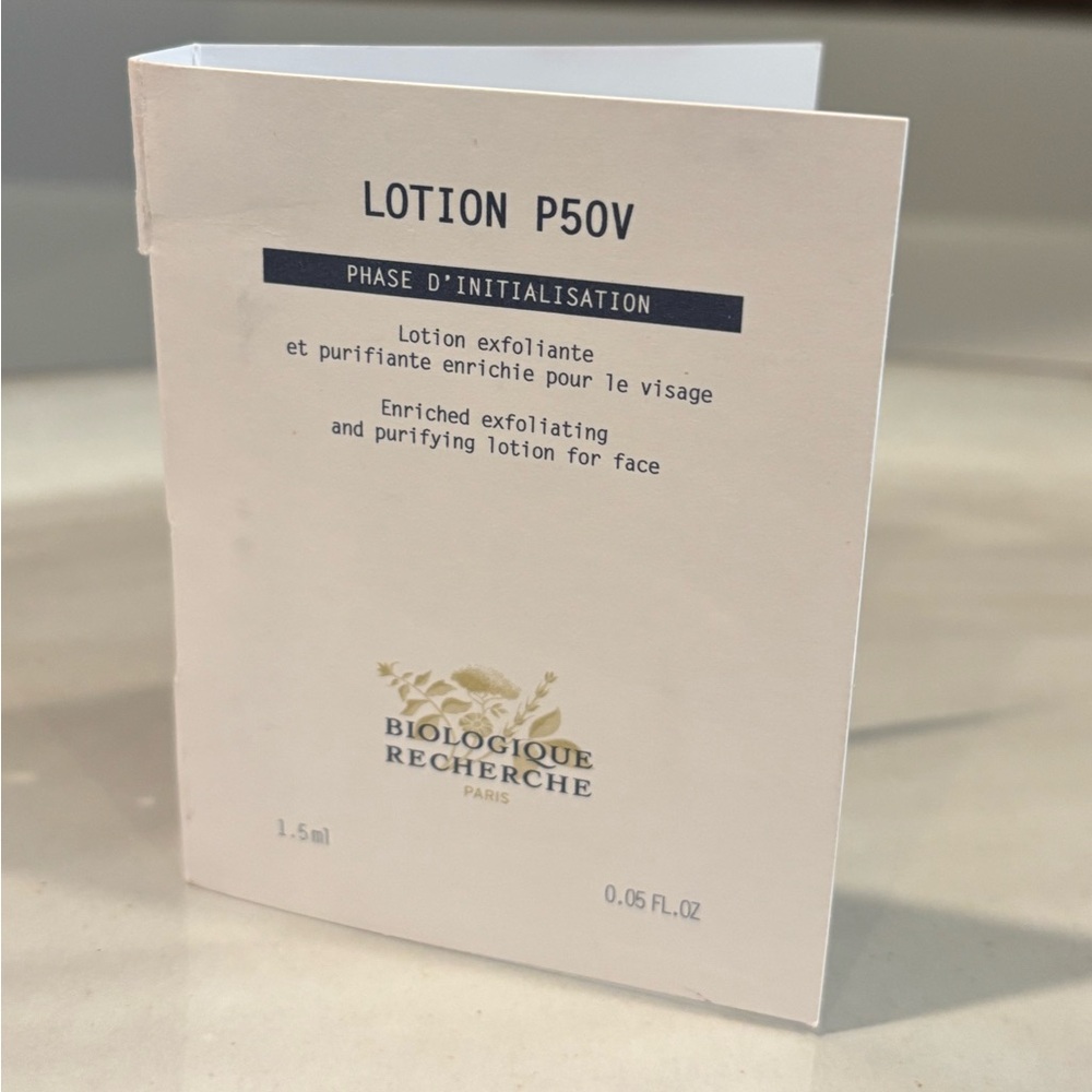 Biologique Recherche Lotion P50V ~ Gentle Exfoliator 1.5ml trial